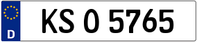 Truck License Plate